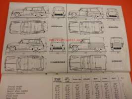 Simca Aronde 1300 - Maintenance book - 1958