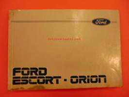 Ford Escort - Orion Omistajan käsikirja