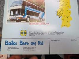 Caetano Beta / Scania -linja-auto myyntiesite / sales brochure