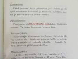 Suomalainen ihanneravinto. Ruoanvalmistusohjeita