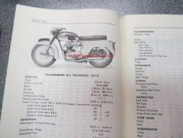 Triumph Two Cylinder Models &quot;B&quot; Range 5T, 6T, T100,, T110, TR5, TR6, T120 from engine nr 0945 and D 101 onwards instruction manual for Triumph Motorcycles