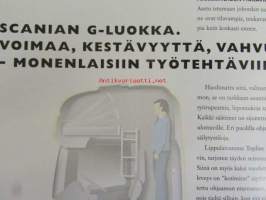 Scania G-luokka - Raskaita kuormia varten sis. mm; Scanian G-Luokka. voimaa, kestävyyttä, vahvutta.- monenlaisiin työtehtäviin. )-litrasta ja 220 hv:stä 14