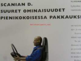 Scania D - Vahva jakelukuljetusten vaihtoehto sis. mm; Scanian D. suuret ominaisuudet pienikokoisessa pakkauksessa, 8, 9 tai 12 vaihdetta tai automaatti, 9 litran