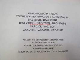 VAZ 2108-2109 -kuvataulut ja rakenneselostukset