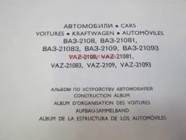 VAZ 2108-2109 -kuvataulut ja rakenneselostukset