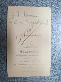J.A. Burman, medlem av Borgareståndet, porvarissäädyn edustaja säätyvaltiopäivillä -valokuva