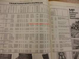 Koneviesti 1972 / 9.26.4.1972 -sis. mm. seur. artikkelit / kuvia. Kärpät kestotestissä.Traktorin perävaunuja.Poromies Paadar ja porot.Pyörätraktorin