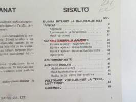Toyota Corolla  -omistajan käsikirja
