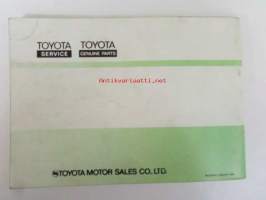 Toyota Corolla  -omistajan käsikirja
