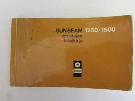 Sunbeam 1250/1500 -käyttöohjekirja