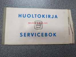 Saab huoltokirja / servicebook (takuuhuoltojen kupongit ym.)