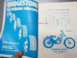 Finn-Trial World Championships for observationtrials september 5th 1976 Ekenäs Motorklubb / Tammisaaren Moottorikerho -käsiohjelma / program