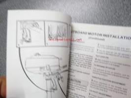 Mercury Outboards 3.3 (side shift) operation and maintenance manual -käyttöohjekirja englanniksi