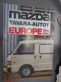 Mazda tavara-autot Europe 2000 (bensiini), 2200 (diesel) -myyntiesite