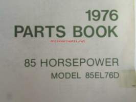 Johnson 85 hp 1976 Parts book model 85EL76D
