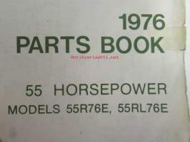 Johnson 55 hp 1976 Parts book models 55R76E, 55RL76E