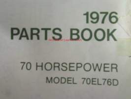 Johnson 70 hp 1976 Parts book model 70EL76D