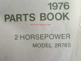 Johnson 2hp 1976 Parts book model 2R76S