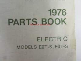Johnson ELECTRIC 1976 Parts book models E2T-S, E4T-S