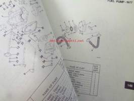 Johnson 140 hp 1977 Parts book model 140ML77S