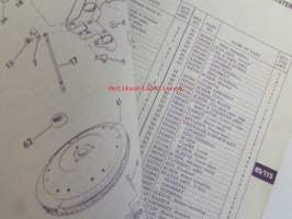 Johnson 85hp JA 115hp 1977 Parts book model 85EL77S, 115EL77S