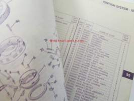 Johnson 55hp 1977 Parts book model 55E77D, 55EL77D.