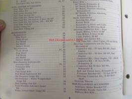 Johnson OMC Accessories 1977 Parts book