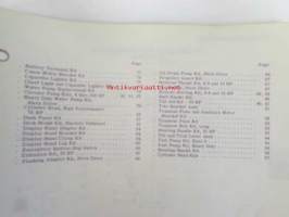 Johnson OMC Accessories 1977 Parts book
