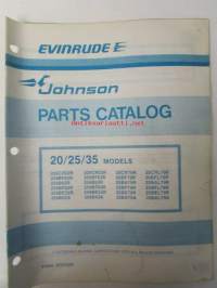 Johnson 20/25/35hp 1979 Parts book models, katso tarkemmat mallimerkinnät kuvasta