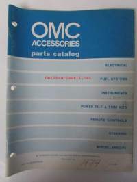 Johnson OMC accessories 1979 Parts catalog, katso tarkemmat mallimerkinnät kuvasta.