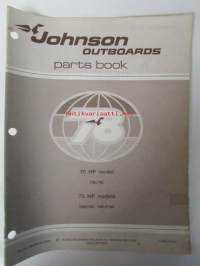 Jonhson 70hp ja 75hp parts book models, katso tarkemmat mallimerkinnät kuvasta.