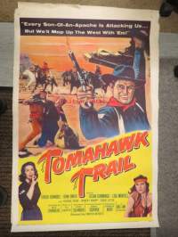 Tomahawk Trail mm. Chuck Connors, John Smith, Susan Cummings, Lisa Montell -elokuvajuliste