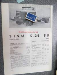 Sisu K-26 SU (4X4) Kontio-Sisu akseliväli 4000, 4500, 5000 -myyntiesite