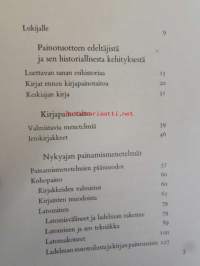 Kirja ja kirjapainotaito