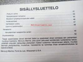 Mariner 4/5 perämoottorit -käyttö- ja huoltokäsikirja