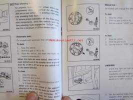 Isuzu Light-duty vehicle, owner&#039;s and driver&#039;s manual