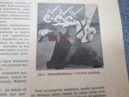 Kisakenttä 1943 nr 15 -Suomen Naisliikuntaliitto -julkaisu