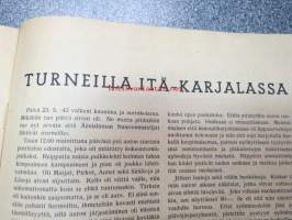 Kisakenttä 1943 nr 15 -Suomen Naisliikuntaliitto -julkaisu