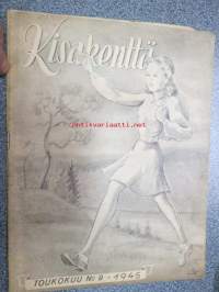 Kisakenttä 1945 nr 9 -Suomen Naisliikuntaliitto -julkaisu