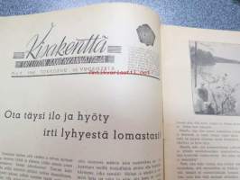 Kisakenttä 1945 nr 9 -Suomen Naisliikuntaliitto -julkaisu