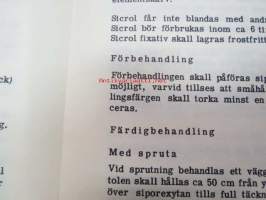 Siporex elementhus ytbehandlingsbeskrivning -siporex pinnan ulkopintakäsitely, työtapaohjeet ruotsiksi