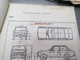 Datsun Sunny 1000 tekniset tiedot -moniste