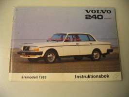 Volvo 240 årsmodell 1983 instruktionsbok