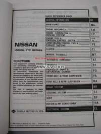 Nissan Y10 service manual supplement III -korjaamokirjan lisäosa