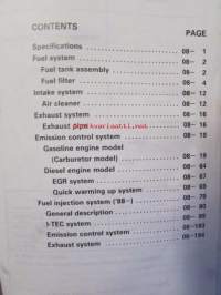 Isuzu Light-duty vehicle Workshop manual 1986 --&gt; UBS series No. UBS-WE-98E