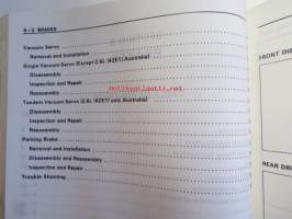 Isuzu Light-duty vehicle Workshop manual 1988 --&gt; TF series TF-WE-80EU (europe)