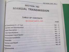 Isuzu Light-duty vehicle Workshop manual 1988 --&gt; TF series TF-WE-80EU (europe)