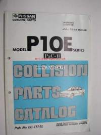 Nissan P10E series P &amp; C -II collision parts catalog -kolariosaluettelo