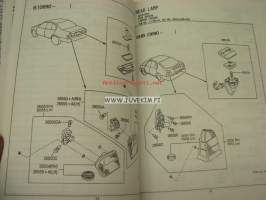 Nissan P10E series P &amp; C -II collision parts catalog -kolariosaluettelo