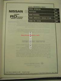 Nissan RD series diesel engine service manual -korjaamokirja